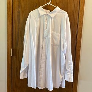 Mens dress shirt, white, size 20